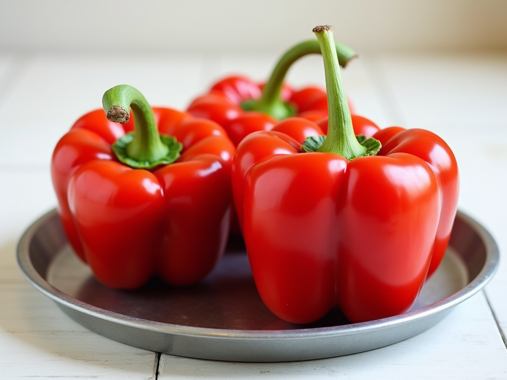 Fresh red bell pepper